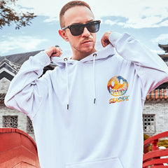 Moletom Canguru Streetwear Seaside Smiley Moda Skatista