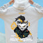 Moletom Canguru Com Estampa Panda Ninja- branco