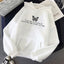 Moletom Canguru Unissex Butterfly If You Want to Fly Branco