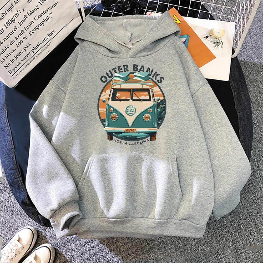 Moletom Canguru com Estampa Van Férias