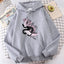 Moletom Canguru Unissex Snake Moon and Flowers - cinza