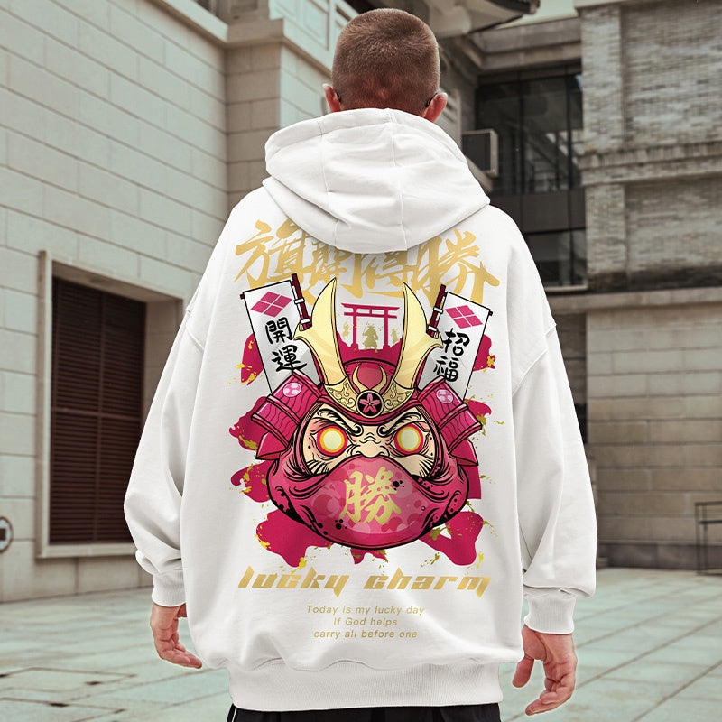 Moletom Canguru Com Estampa Samurai