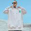 Moletom Canguru Nextout Moda Astronauta Vintage Arte - branco