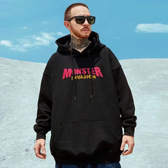 Moletom Canguru Monster Invasion Arte de Rua Streetwear Skatista