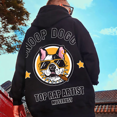 Moletom CAnguru Com Estampa Cachorro Streetwear