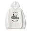 Moletom Canguru Unissex Never Better Skull - branco