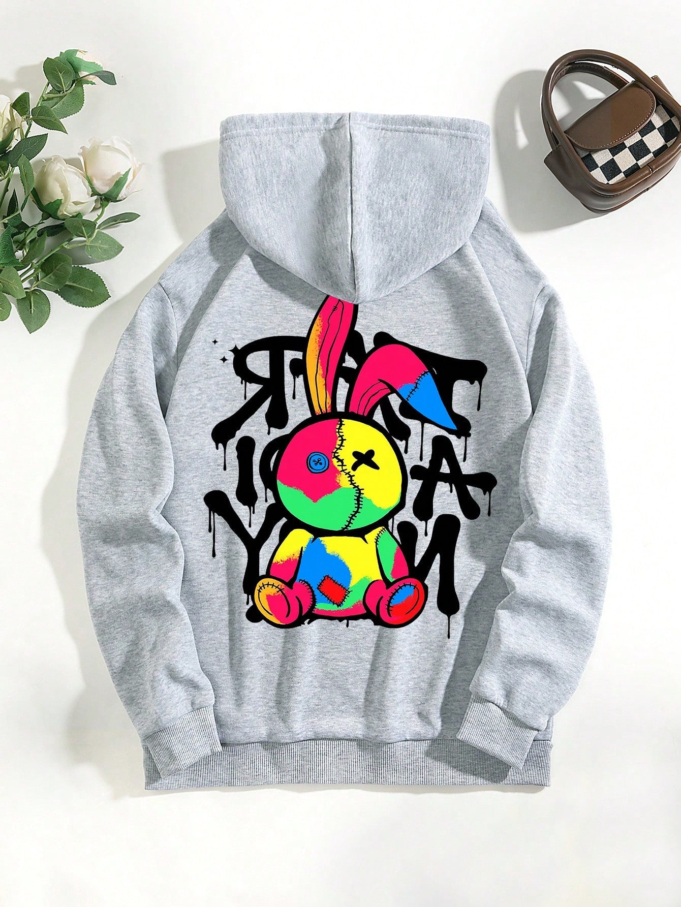 Moletom Com Estampa Coelho Coelho Colorido Streetwear