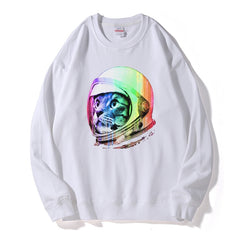 Moletom Gola Redonda Gatinho Astronauta Colors