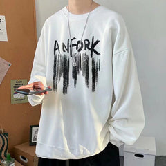 Moletom Gola Redonda Streetwear Anfork Indie Moda Alternativo