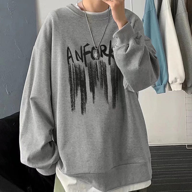 Moletom Gola redonda Com Estampa Anfork