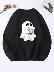 Moletom Gola Redonda Ghost of Coffee
