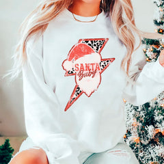 Moletom Gola Redonda Santa Baby Christmas