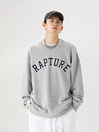 Moletom Gola Redonda Com Estampa Rapture Moda