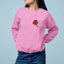 Moletom Gola Redonda Unissex Rosa Japonesa - rosa bebê
