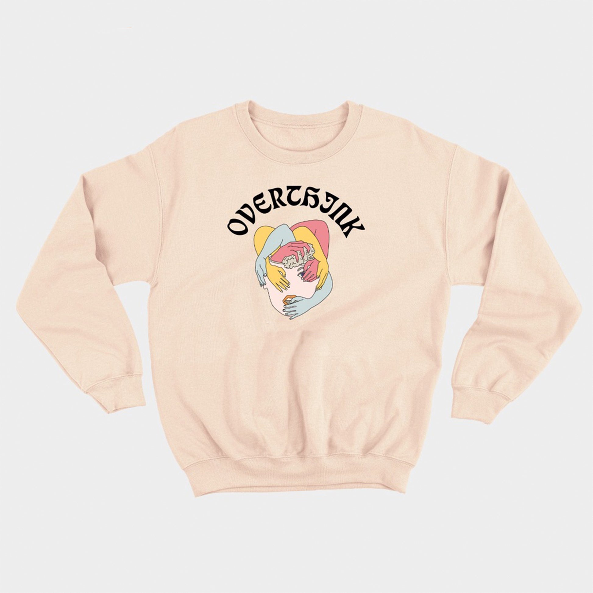 moletom gola redonda com estampa mulher arte