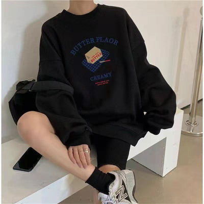 Camiseta Básica Com Estampa Manteiga