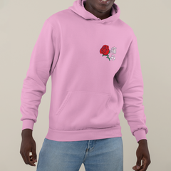 Moletom Canguru Unissex Rosa Japonesa